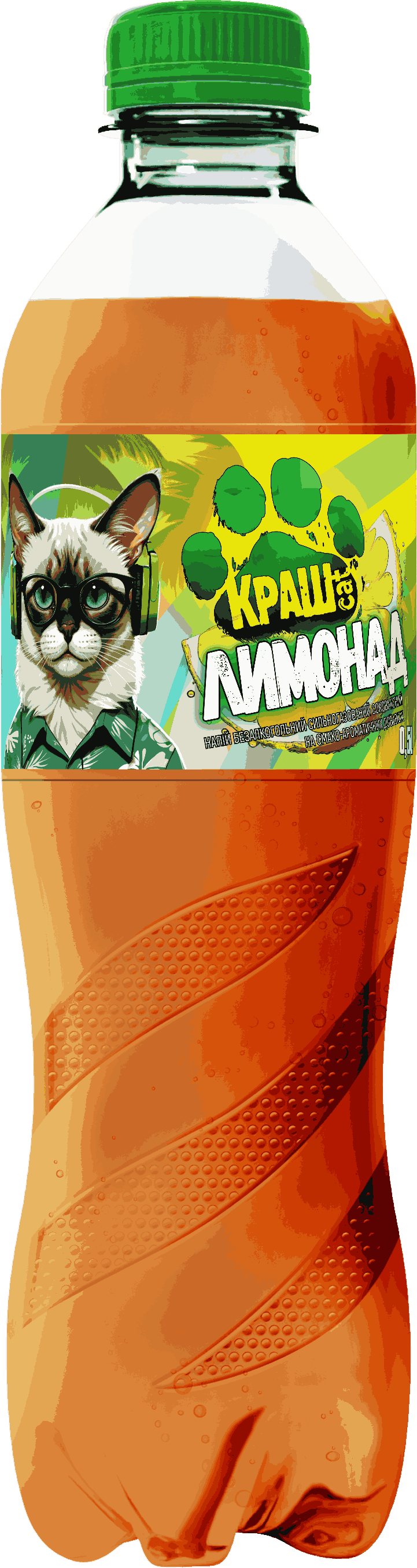 Вода солодка Краш cat 0,5л "Лимонад"